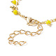 Creazione di braccialetti con ciondoli di perle di vetro AJEW-JB01150-15-3