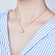 Shegrace 925 collar con colgante de plata esterlina JN726C-4