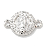 Покрытие стойки латунные плоские круглые подвески-соединители KK-L224-095P-03