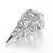 Полые латунные конусные подвески KK-E671-27P