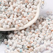 Выпечка краска стеклянные бусины SEED-F005-01A-04
