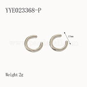 Французские винтажные серьги-манжеты из нержавеющей стали YQ8592-3