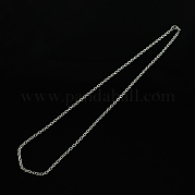 304 Stainless Steel Cable Chains Necklaces STAS-S029-03