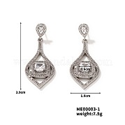 Модные женские серьги с павлиньими перьями UH9275-1
