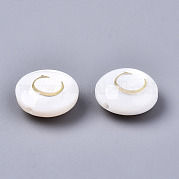Бусины из натуральных пресноводных ракушек SHEL-S266-12C