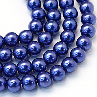 400 Assorted Size & Color Glass Round Pearl Beads a Mix of Small to Big  4mm, 6mm, 8mm, 10mm Loose Beads