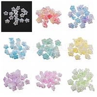 Переливающиеся акриловые шапочки для бусин&nbsp;OACR-C021-08