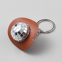 Пластиковые брелки&nbsp;KEYC-WH0816-011P-D