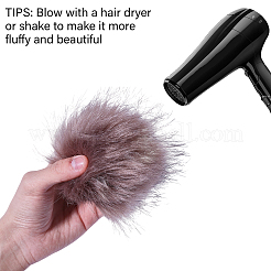 12 шт. Мягкий помпон из искусственного меха лисы 12 цветов&nbsp;DIY-GL0005-45