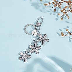 Брелки в виде цветов из нержавеющей стали 304&nbsp;KEYC-ME00016-02