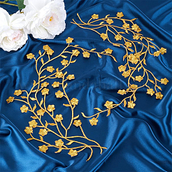 6 Stück Baumwollstickerei-Ornament-Zubehör&nbsp;AJEW-GF0014-16C