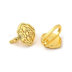 Покрытие стойки латунная застежка-крючок «облако»&nbsp;KK-F866-04