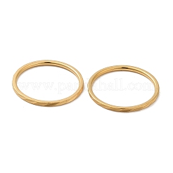 Ионное покрытие (ip) 304 нержавеющая сталь простые кольца&nbsp;RJEW-I101-01B-G