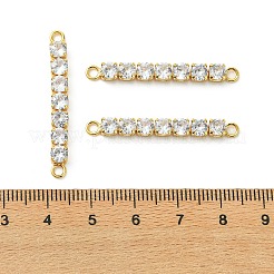 Verbindungsanhänger mit durchsichtigem Zirkonia-Pavé aus Messing&nbsp;XGRQ3P551-643G