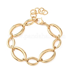 Браслеты-цепочки из нержавеющей стали 304 для женщин&nbsp;BJEW-K293-05G