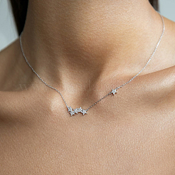Collana con ciondolo a stella in argento sterling&nbsp;CH6213-1