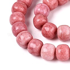 Colliers de perles de verre teintées à effet ombré&nbsp;GLAA-N067-01A-10