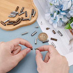 30 шт. 3-х цветные латунные штыковые застежки&nbsp;KK-OC0001-60B