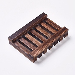 Porte-savon en bois naturel&nbsp;AJEW-WH0105-55B