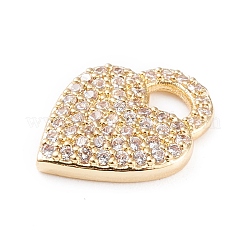 Латунные микропаве прозрачные подвески с фианитом&nbsp;X-ZIRC-L097-018G