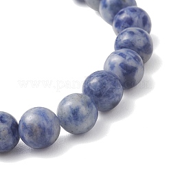 3 шт. 3 варианта браслетов из натурального голубого яшмового бусин&nbsp;BJEW-JB13401