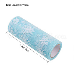 Cintas de malla decorativa de copo de nieve&nbsp;OCOR-P010-G12