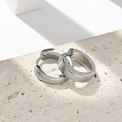 Pendientes de aro de acero inoxidable 304 para mujer&nbsp;EJEW-C096-62P