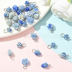 30 шт. подвески из синтетических ракушек в двух стилях&nbsp;PALLOY-YW00133