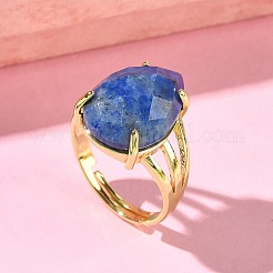 Anillos abiertos de puño de latón&nbsp;RJEW-D347-04G-14