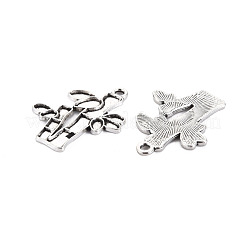 Supports de pendentif d'émail en alliage de style tibétain&nbsp;PALLOY-N160-72AS