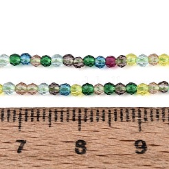 Прозрачный градиент цвета стеклянные бусины пряди&nbsp;GLAA-E044-01B