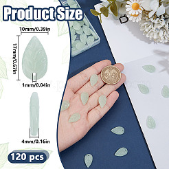 120шт стеклянные подвески&nbsp;GLAA-DR0001-03C