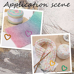 64шт 8-х цветный пластиковый инструмент для вязания&nbsp;DIY-CP0012-74A