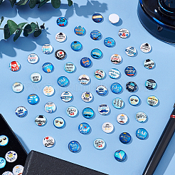 1 пакетик стеклянных кабошонов&nbsp;GGLA-PH0001-40A