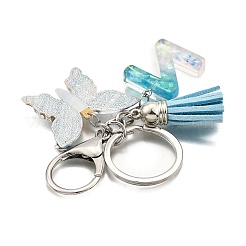 26 шт. брелок с кисточкой из прозрачной эпоксидной смолы&nbsp;KEYC-JKC01202-26