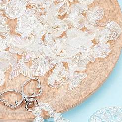 200 г прозрачных акриловых бусин&nbsp;OACR-SP0001-86A