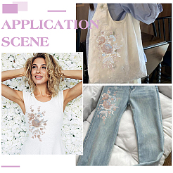 2 шт. Компьютеризированная вышивка ткань утюгом / пришить патчи&nbsp;PATC-HY0001-93A