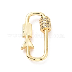 Латунные застежки для ключей из прозрачного кубического циркония&nbsp;LS-ZIRC-TAC0005-02B-G