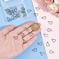 40 шт. подвески из нержавеющей стали 304&nbsp;STAS-UN0059-80RC