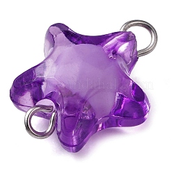 Прозрачные акриловые звездочки-соединители&nbsp;PALLOY-JF02814