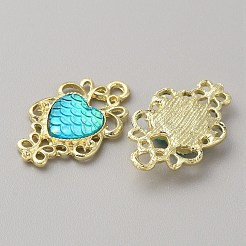 Supports de pendentif en alliage avec strass&nbsp;PALLOY-WH0105-08D