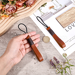 2 шт. брелок для ключей из коровьей кожи&nbsp;AJEW-CL0001-80C