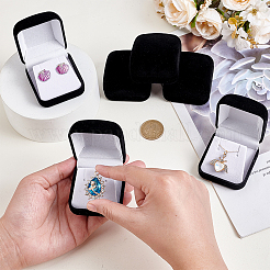Cajas de almacenamiento para colgantes de joyería flocadas&nbsp;CON-WH0089-181C