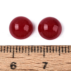 Natürliche weiße jadegefärbte Cabochons&nbsp;G-ZX004-22A