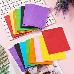 40шт 8 цвета экологически чистые пакеты из крафт-бумаги&nbsp;AJEW-TA0001-70