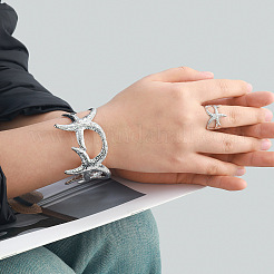 Наборы из браслетов и колец из сплава «морская звезда» для женщин&nbsp;FS-WG19003-02