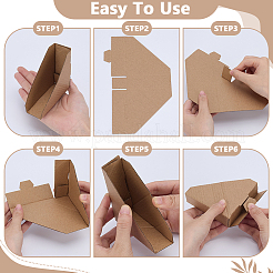 Защитные уголки для рамок из бумаги с треугольниками&nbsp;FIND-WH0126-961C