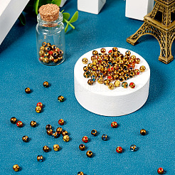 140шт 7 цвета гальванические стеклянные бусины&nbsp;GLAA-TA0002-65