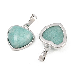 Pendentifs en amazonite naturelle&nbsp;G-A315-04B-P