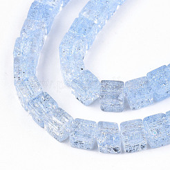 Perle di vetro crackle&nbsp;X-GLAA-S192-005E